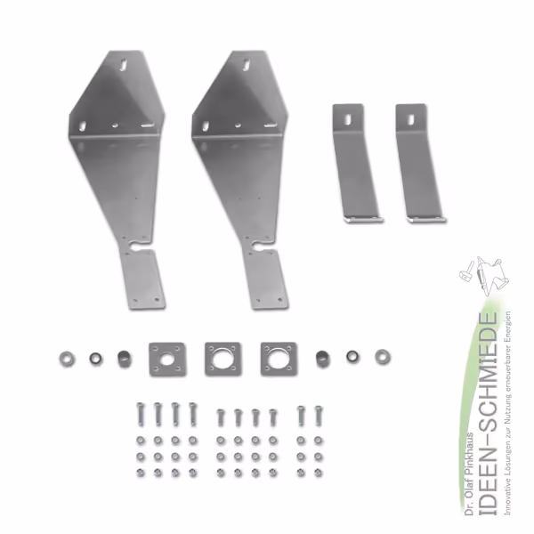 ElvWiS ALUMINIUM Halterung Bauteile