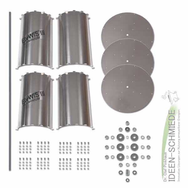 ElvWiS III ALUMINIUM Rotor Bauteile