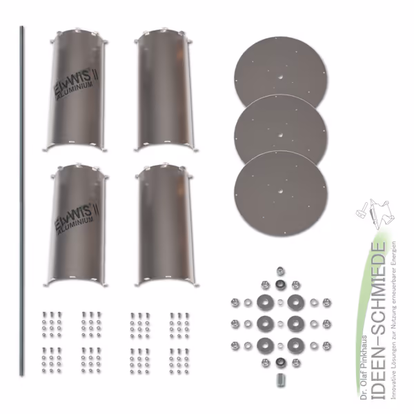 ElvWiS II ALUMINIUM Rotor Bauteile