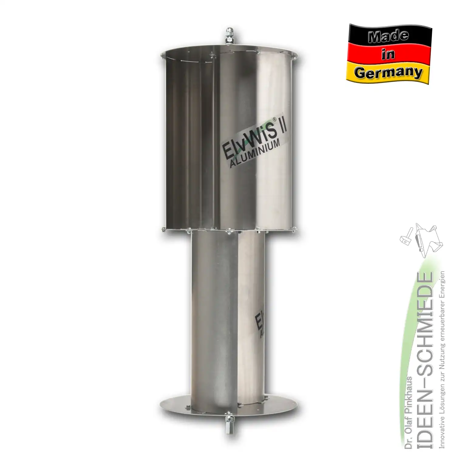 ElvWiS II ALUMINIUM Savonius-Rotor ElvWiS II ALUMINIUM Savonius-Rotor