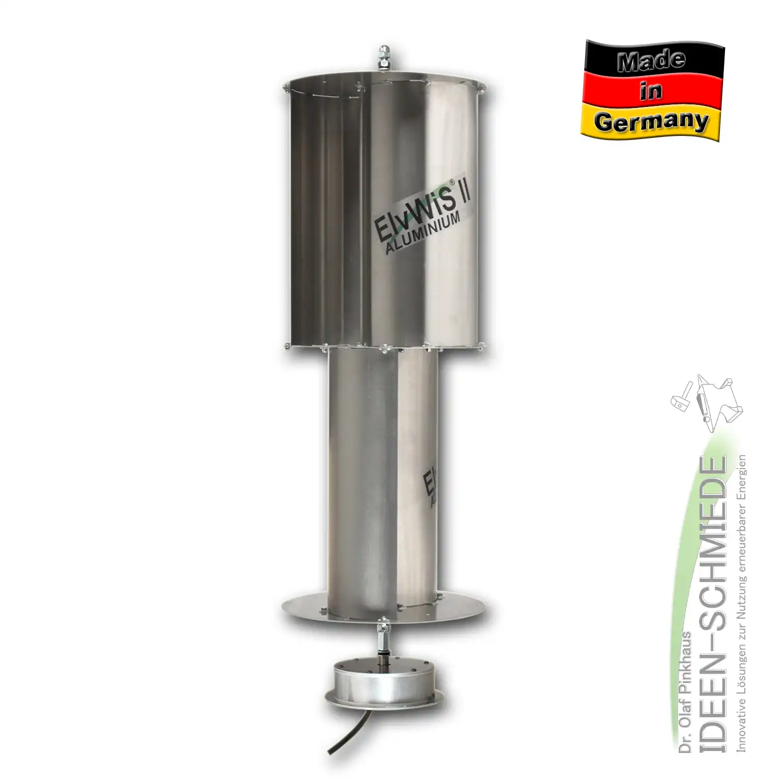 ElvWiS II ALUMINIUM Windturbine mit Generator ElvWiS II ALUMINIUM Windturbine mit Generator