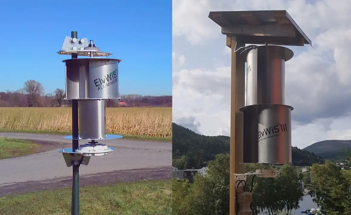 ElvWiS ALUMINIUM Hybrid Windturbinen