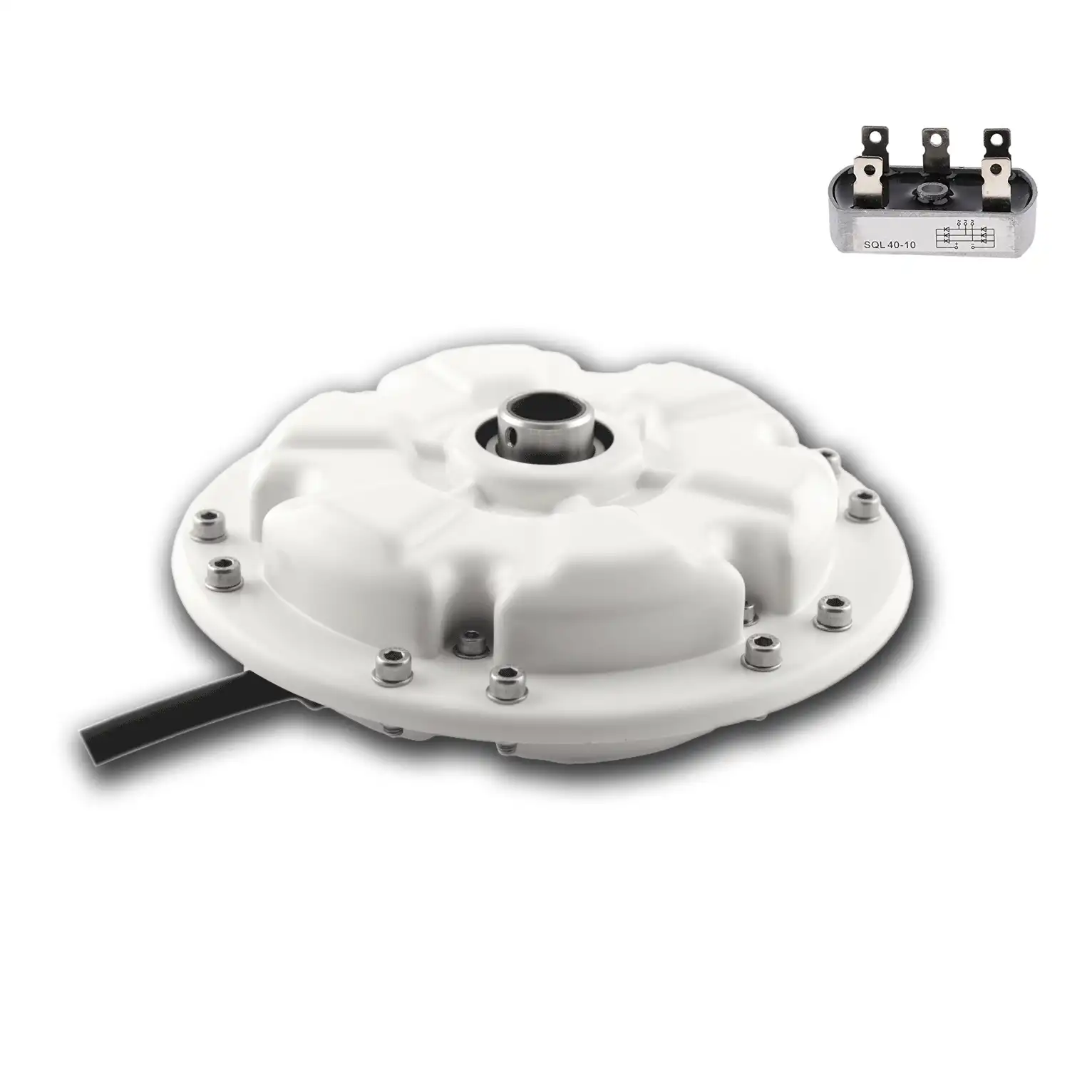 ElvWiS ADVENTURE Generator mit Gleichrichter, Aluminium-Ausführung ElvWiS ADVENTURE Generator mit Gleichrichter, Aluminium-Ausführung