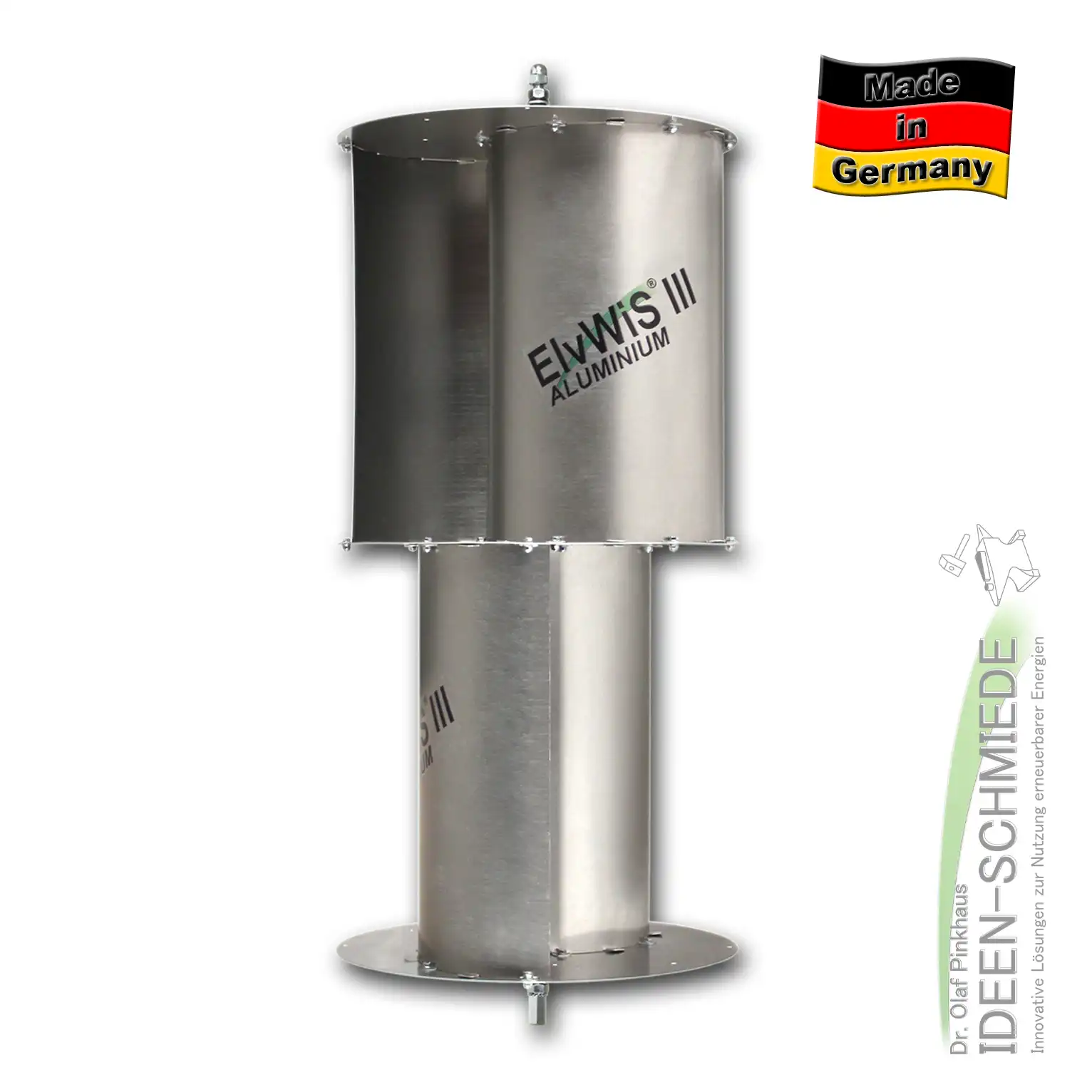 ElvWiS III ALUMINIUM Savonius-Rotor ElvWiS III ALUMINIUM Savonius-Rotor