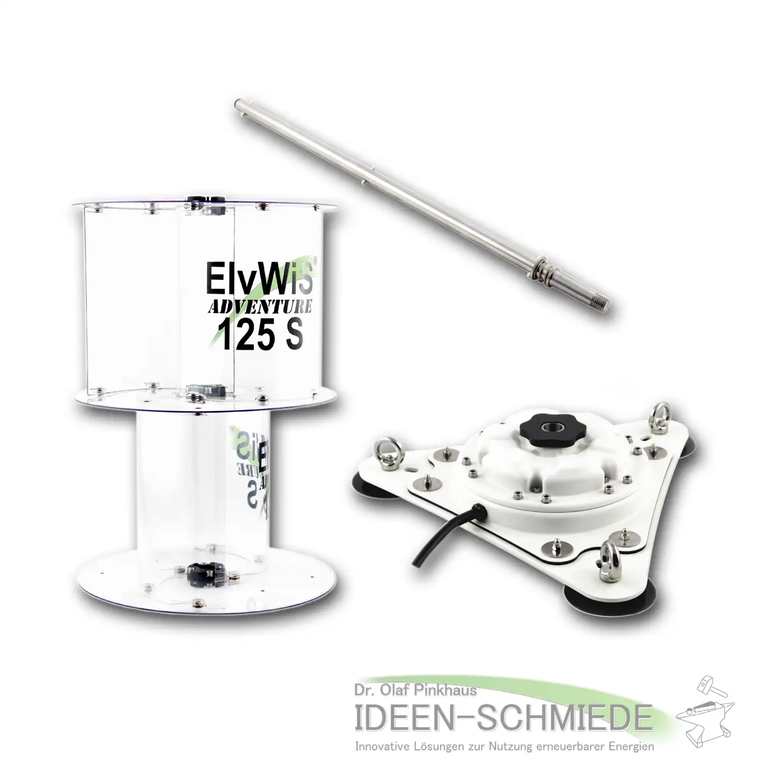 ElvWiS 125S Basic ADVENTURE Windturbine Komponenten, teilweise zerlegbar ElvWiS 125S Basic ADVENTURE Windturbine Komponenten, teilweise zerlegbar