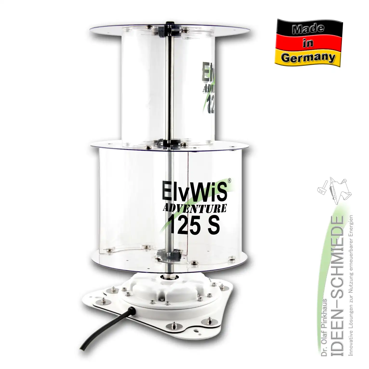 ElvWiS ADVENTURE 125S Stationary Windturbine zerlegbar ElvWiS ADVENTURE 125S Stationary Windturbine zerlegbar