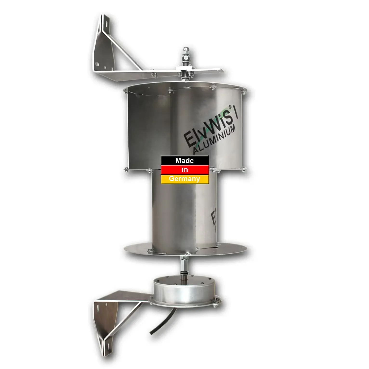 ElvWiS-I-ALUMINIUM-Windturbine-mit-Generator-und-Halterung