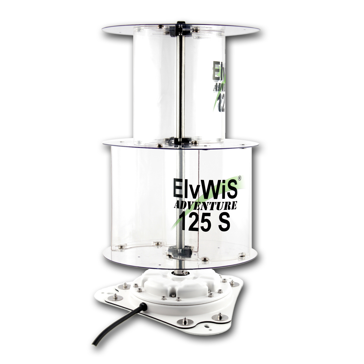 ElvWiS ADVENTURE 125S Stationary Windturbine verschraubt